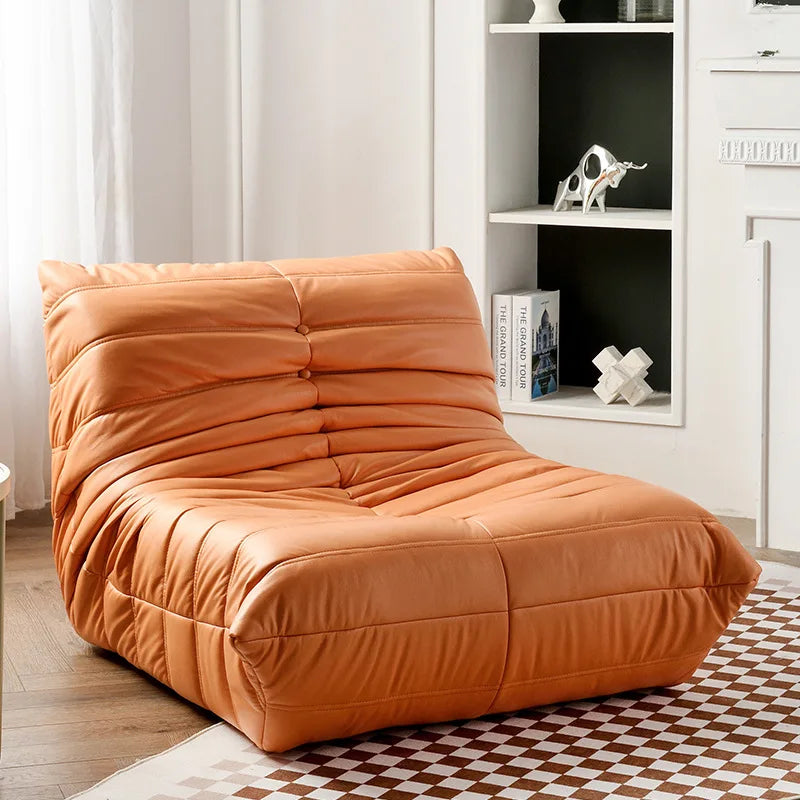 MOMO Nordic Tatami Single Togo Sofa Recliner Celebrity Balcony Caterpillar Sofa Simple Casual Lazy Sofa Creative Furniture