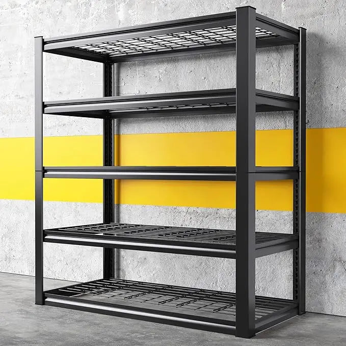 Garage Shelving 3000LBS Storage Shelves Heavy Duty Shelving Adjustable Industrial Metal Shelving Unit for Garage,Basement,Pantry