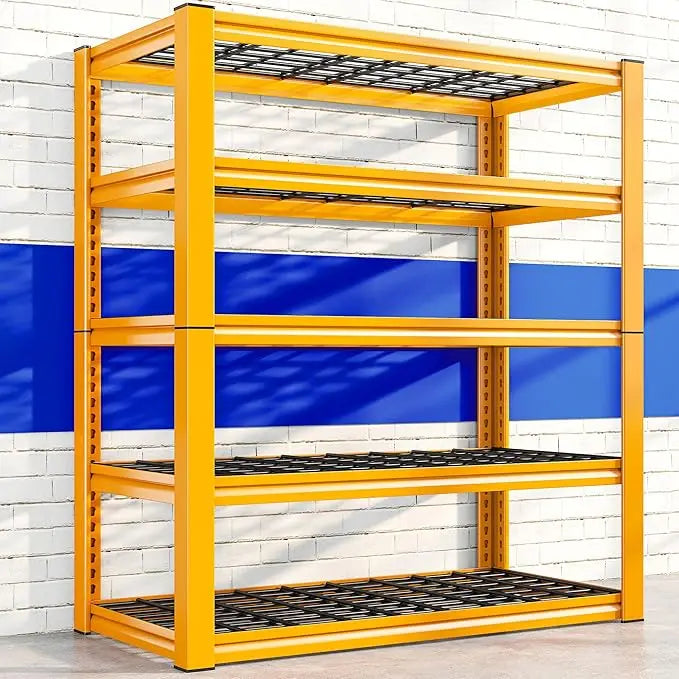 Garage Shelving 3000LBS Storage Shelves Heavy Duty Shelving Adjustable Industrial Metal Shelving Unit for Garage,Basement,Pantry