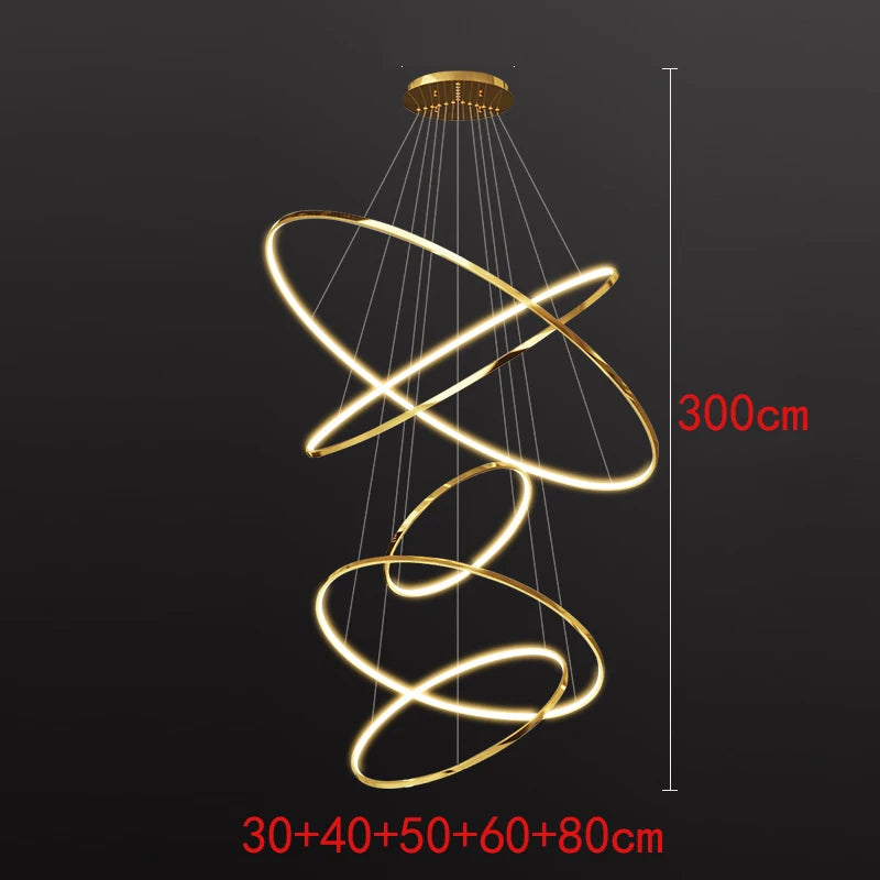 Nordic home decoration, stair chandelier, living room bedroom and dining room Pendant lights, ceiling light, indoor lighting