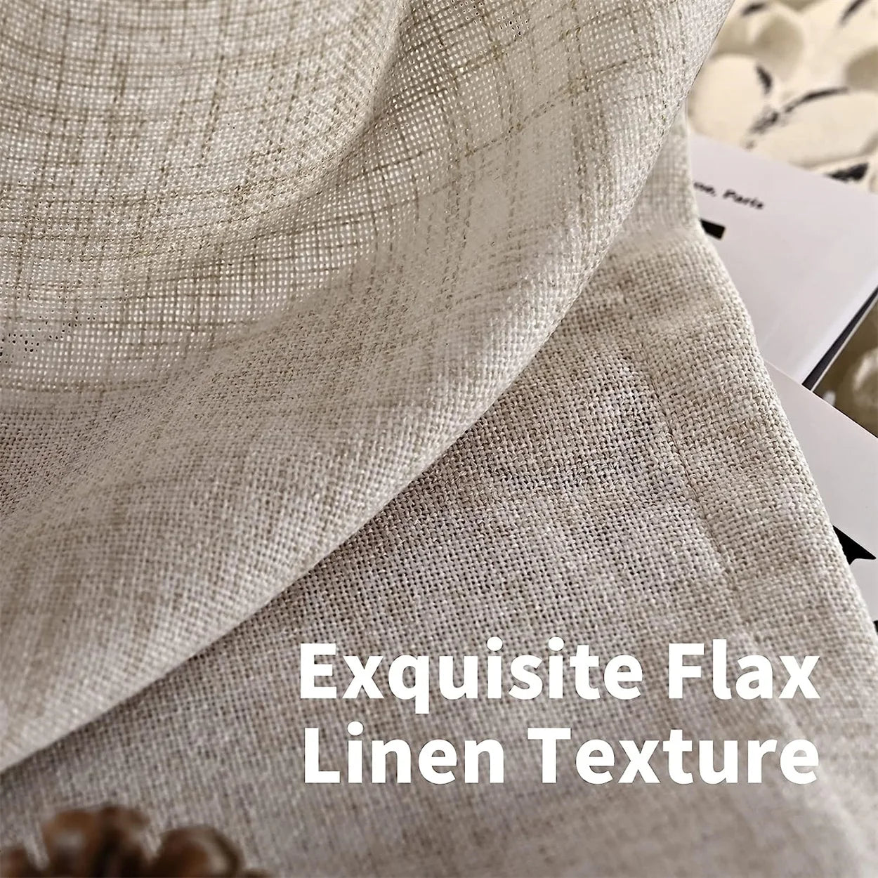 Linen Privacy Curtains 1PC