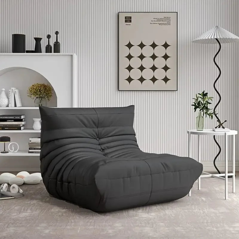 Designercaterpillar Lazy Sofa Reclining Sleeping Bedroom Balcony Tatami Internet Celebrity Single Sofa Ins Wind Sofa