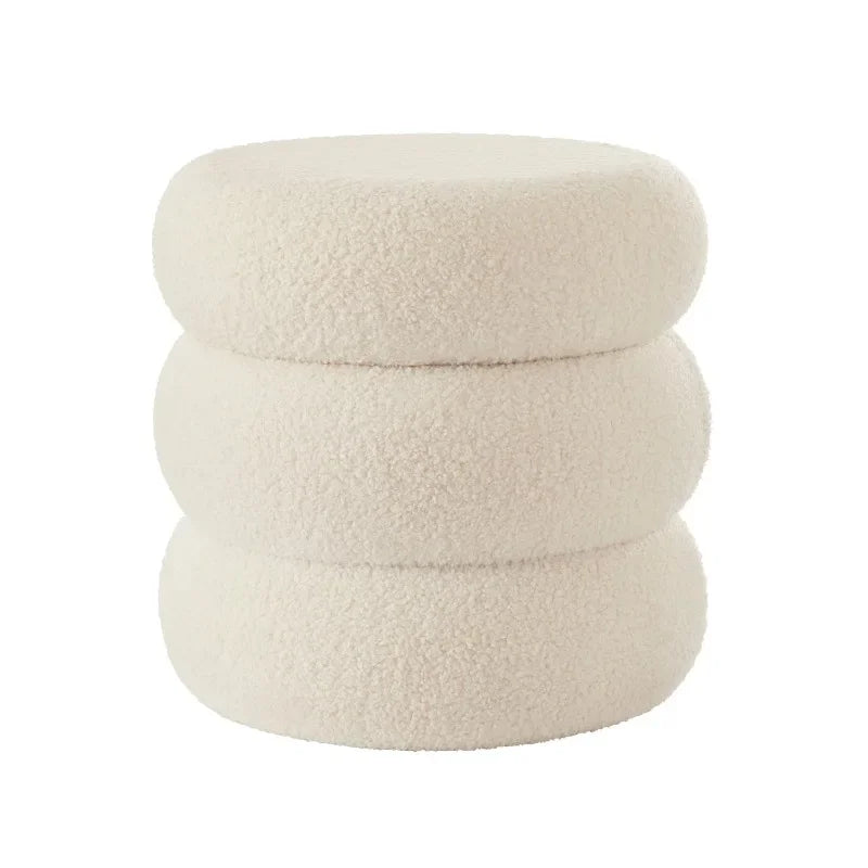 The Bouclé Nest Storage Ottoman