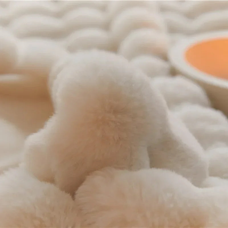 Lux Winter Faux Fur Blanket or Pillowcases