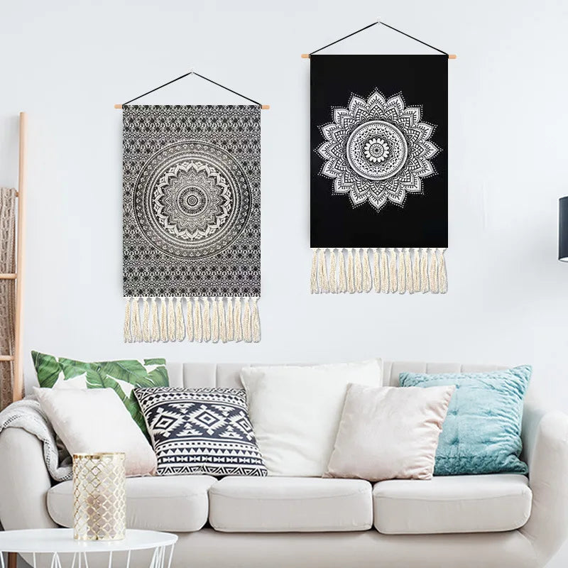 Bohemian Wall Tapestry Printed Wall Hanging Wall Art Aesthetic Room Decor Bedroom Decoration Tapestry Wall Hanging