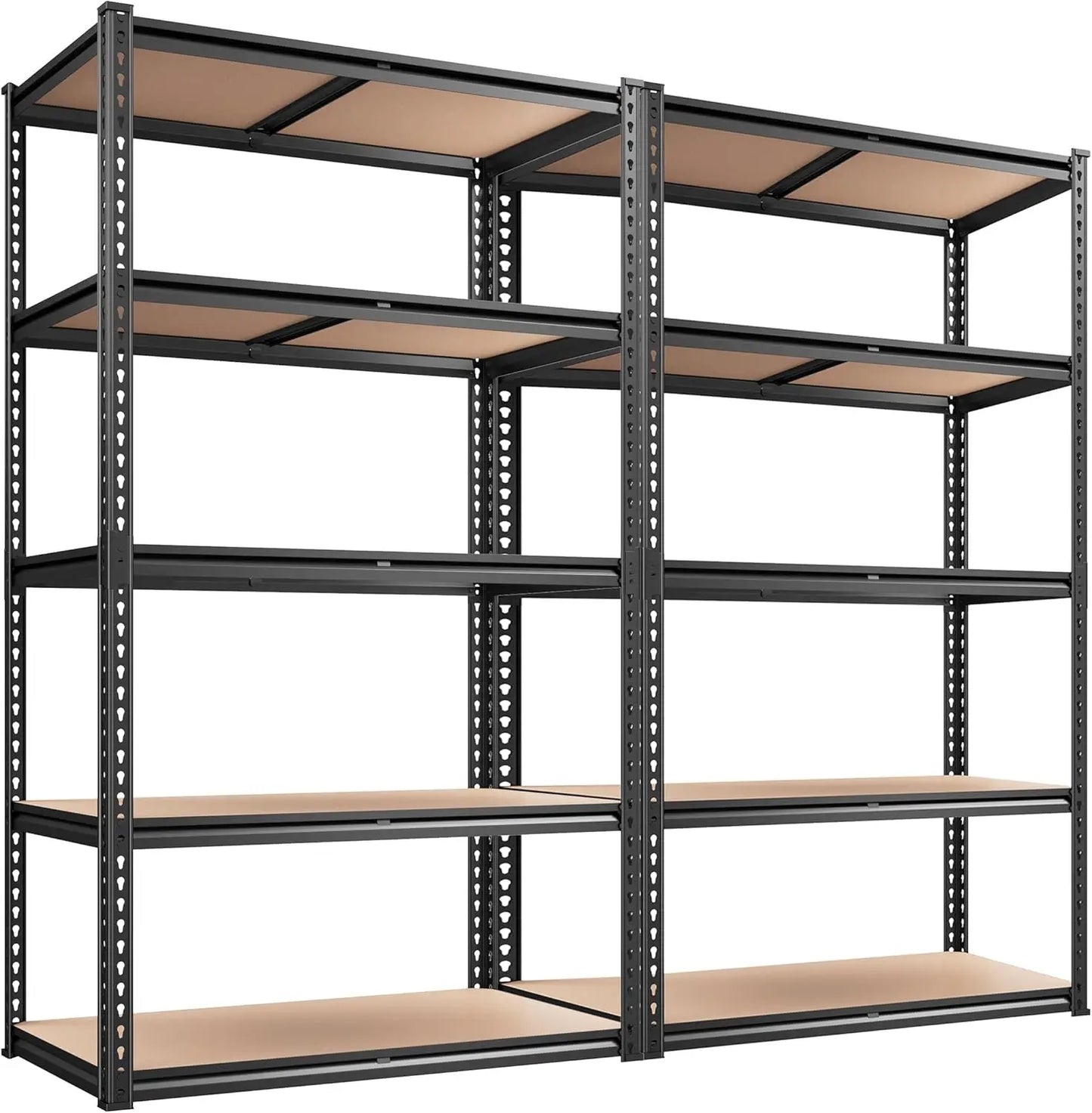 W x 72" H x 16" D Storage Shelves 72" H Garage Shelving Heavy Duty 2020LBS 5 Tier Adjustable Metal Shelving Unit f