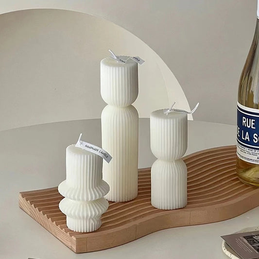 Modern Geometric Scented Candles