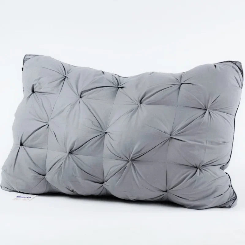 Lanlika Winter White 100% Goose Down Pillow Neck Pillow For Sleeping 100% Cotton Shell 3D Style Rectangle Queen King Bed Pillow