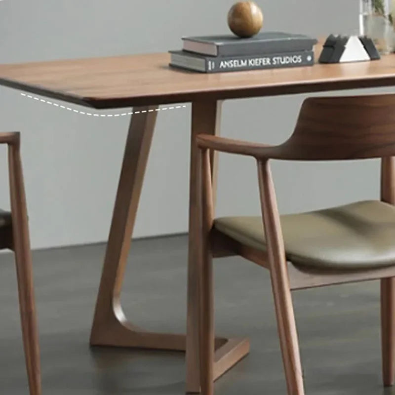 Italy Stands Dining Table Wooden Luxury Design Modern Dining Table Living Waterproof Nordic Mesa De Comedor Kitchen Furniture - LUXHOME