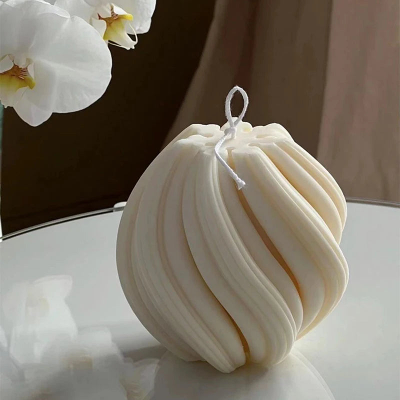 Nordic White Large Decorative Candles