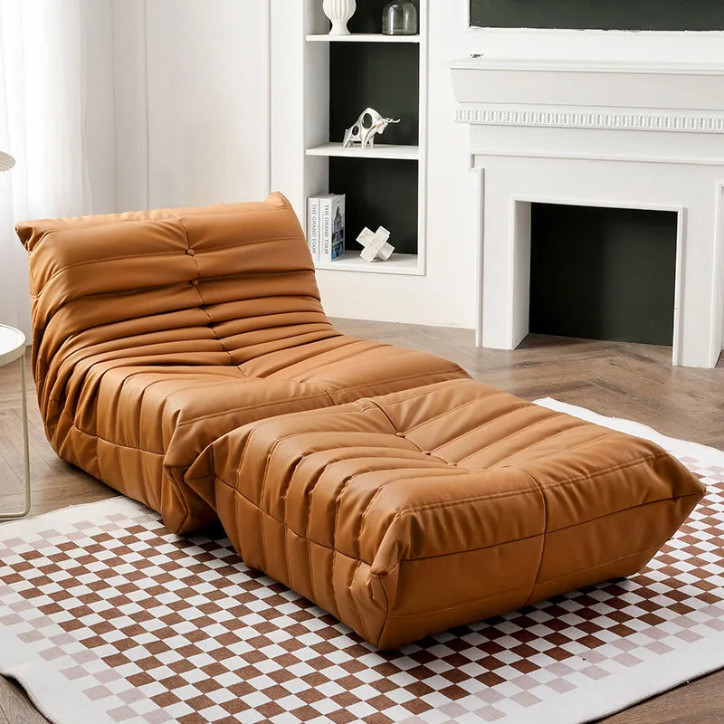 MOMO Nordic Tatami Single Togo Sofa Recliner Celebrity Balcony Caterpillar Sofa Simple Casual Lazy Sofa Creative Furniture