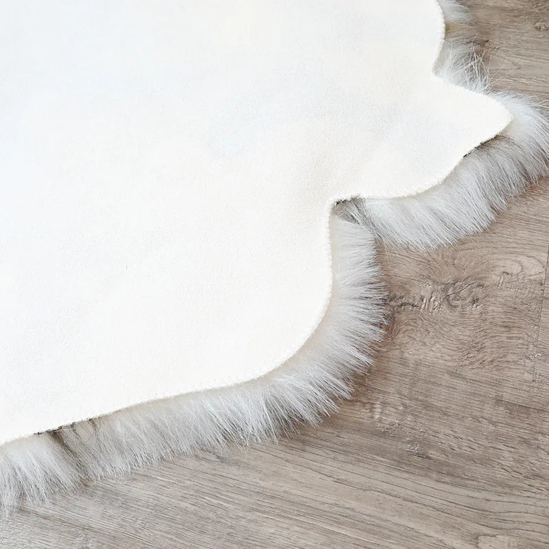 2023Winter New Plush Sofa Blanket Chair Cushion Imitation Reindeer Leather Sofa Cushion Imitation Fur Cushion Sofa Towel