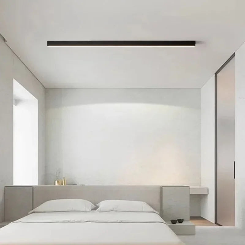 Long LED Strip Ceiling Light Floodlight For Bedroom Dining Living Room Cloakroom Minimalist Led Ceiling Lamp Indoor Decoration