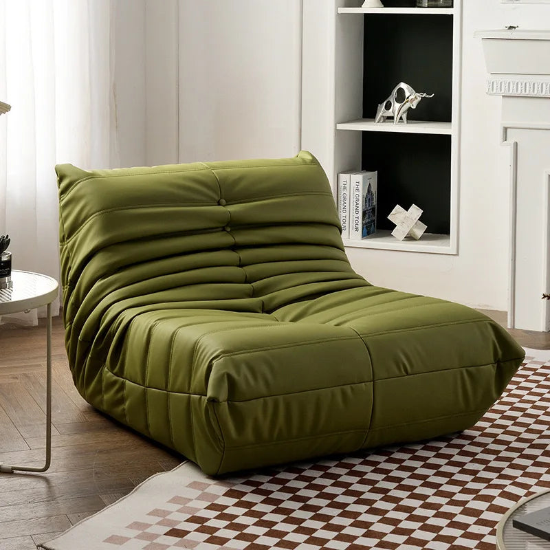 MOMO Nordic Tatami Single Togo Sofa Recliner Celebrity Balcony Caterpillar Sofa Simple Casual Lazy Sofa Creative Furniture
