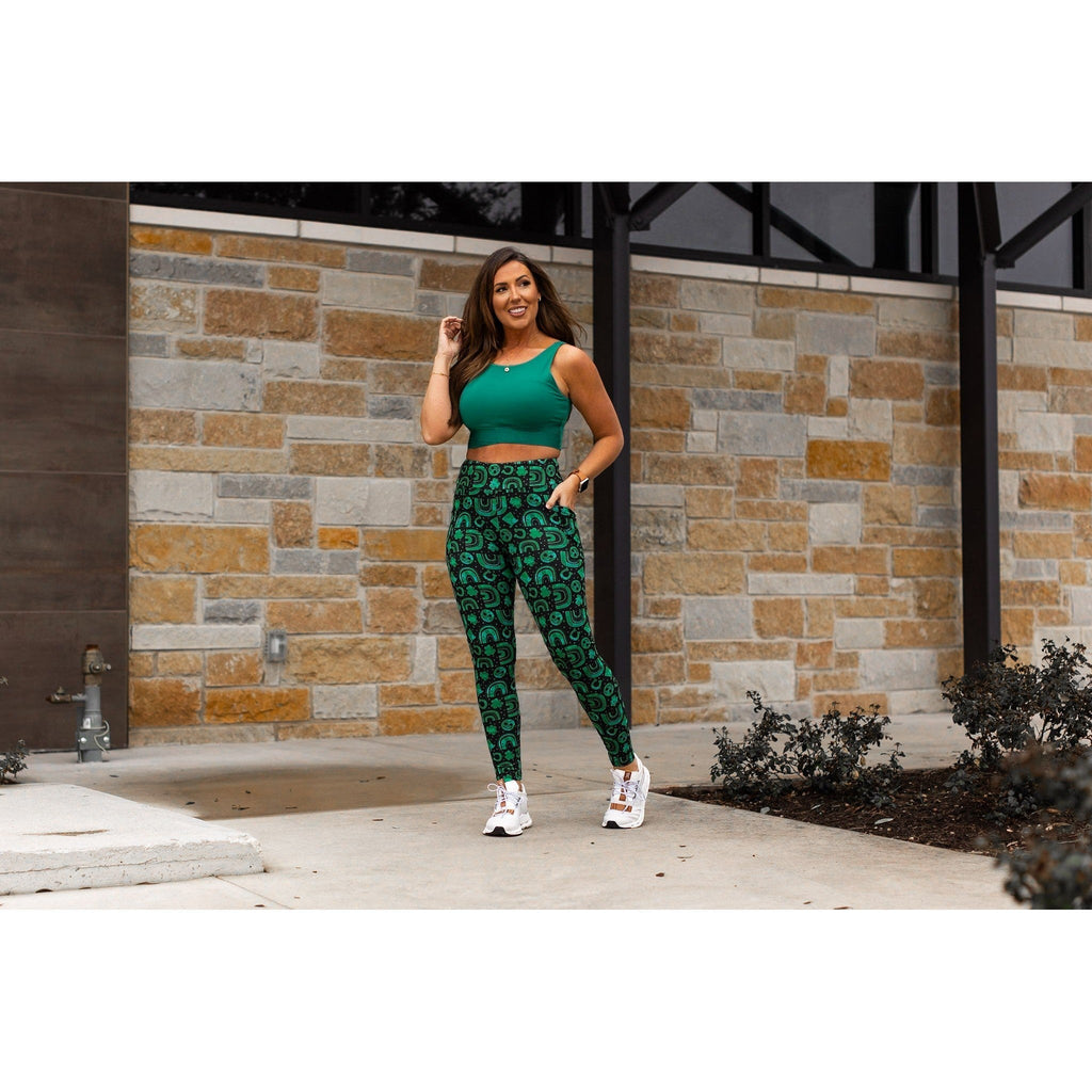 Ready to Ship   | St Patricks Day LUCKY CHARM Leggings