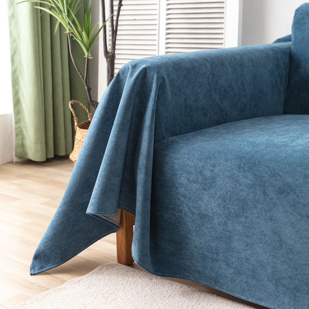 Waterproof Scratch-Resistant Furniture Covers for Pets, Non-Slip Couch Cover Throw