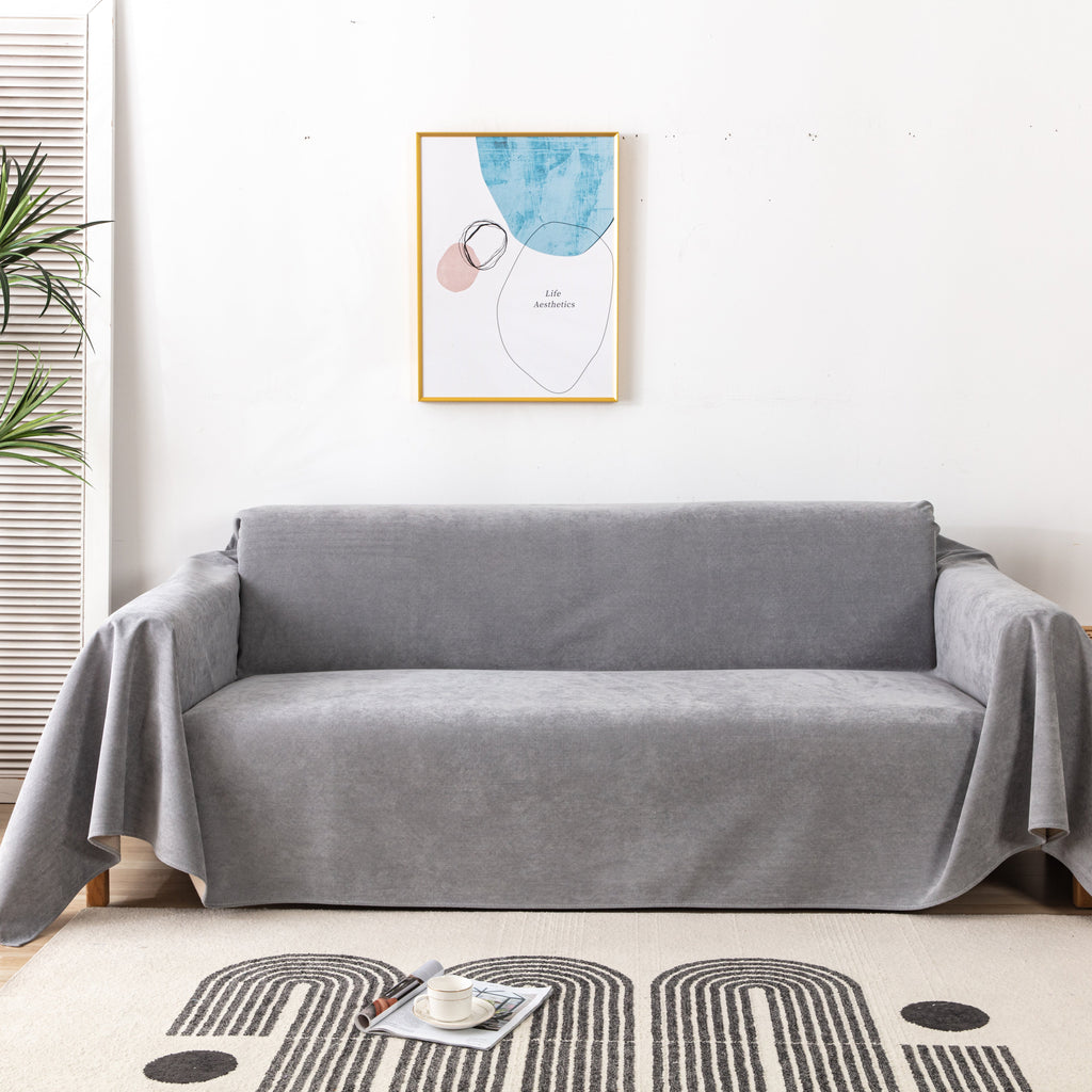 Waterproof Scratch-Resistant Furniture Covers for Pets, Non-Slip Couch Cover Throw