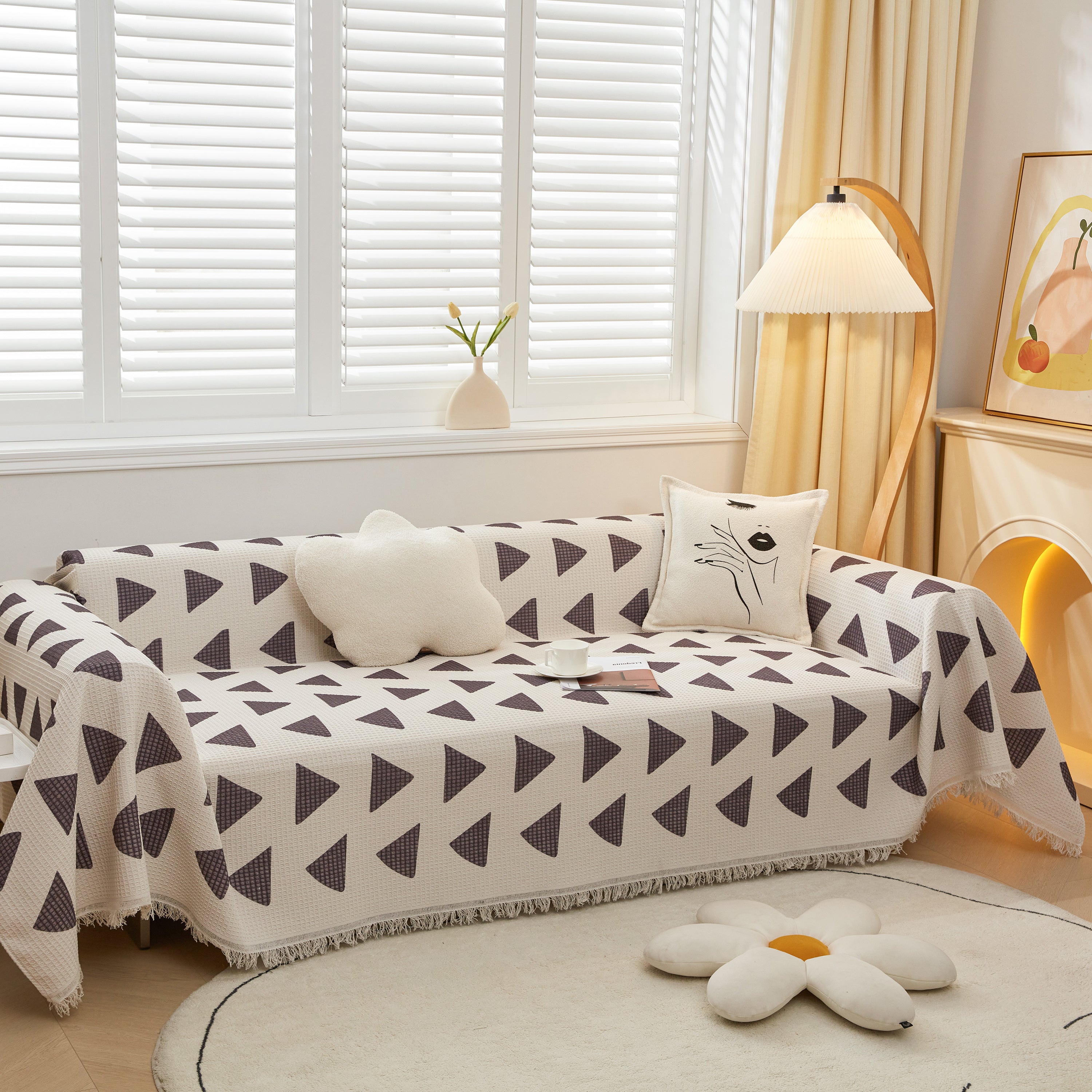 High-Quality Fabric Non-Slip Sofa Cover Throw, Throw Blankets for Couch, Furniture Covers for Pets