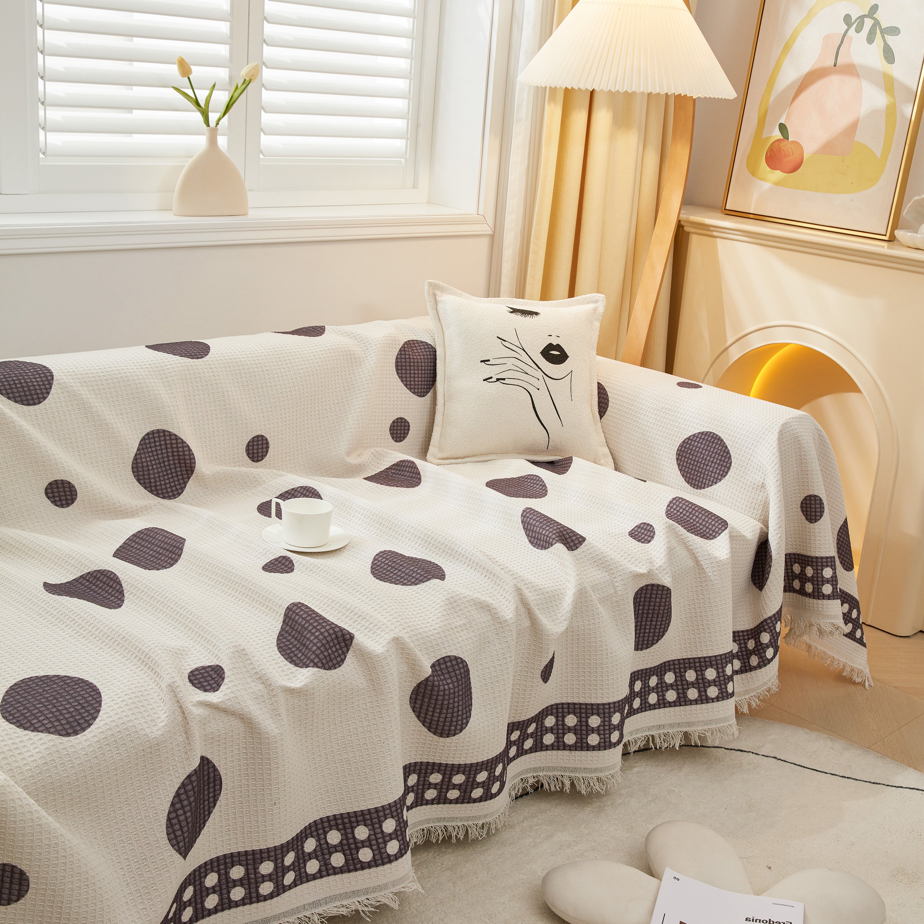 High-Quality Fabric Non-Slip Sofa Cover Throw, Throw Blankets for Couch, Furniture Covers for Pets