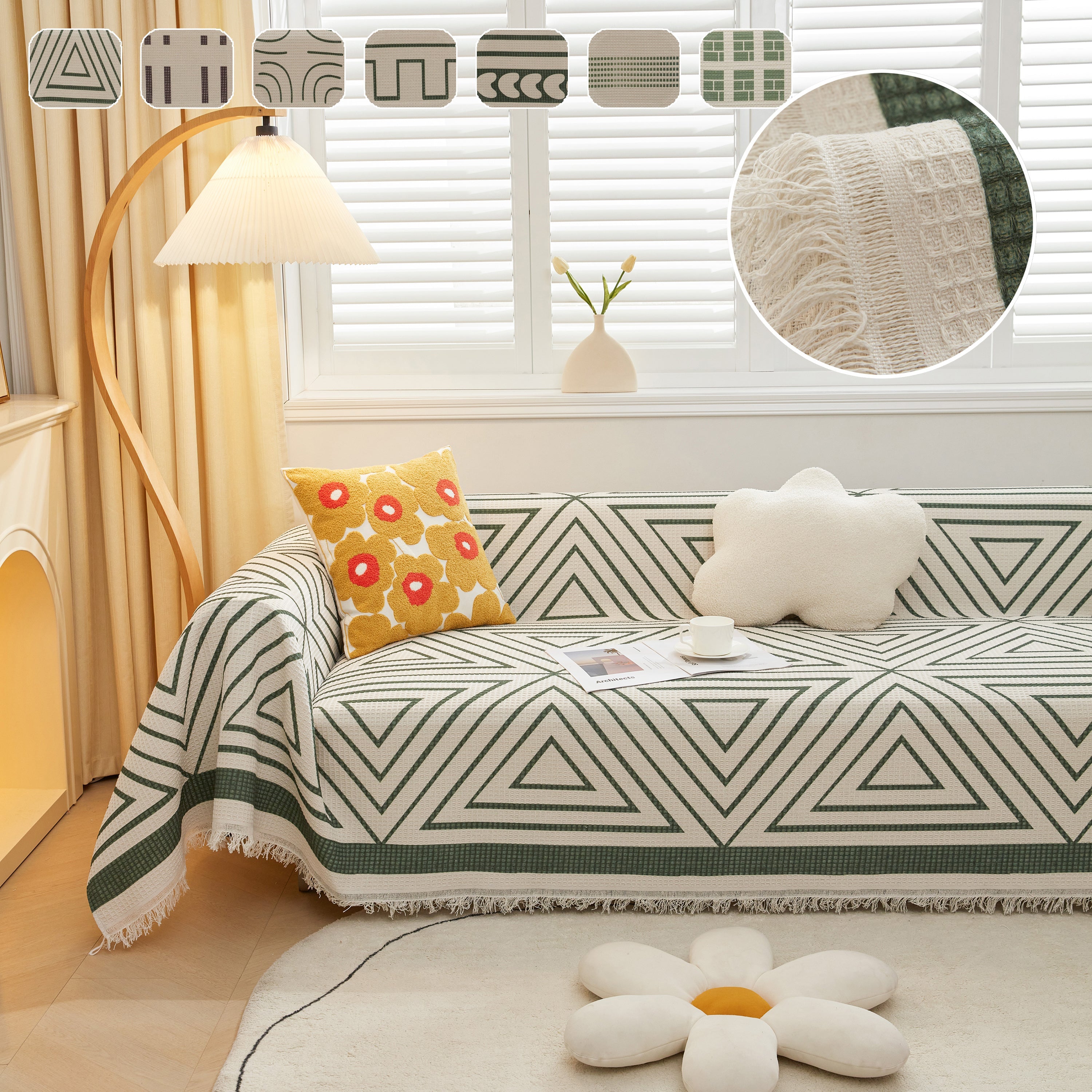 Large Couch Cover Throw, l Shape Sofa Cover for Sectional Couch Pet Friendly Furniture Protector