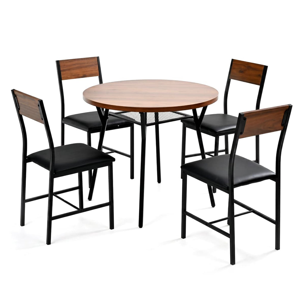 Indoor Round Dining Set, 5-Piece