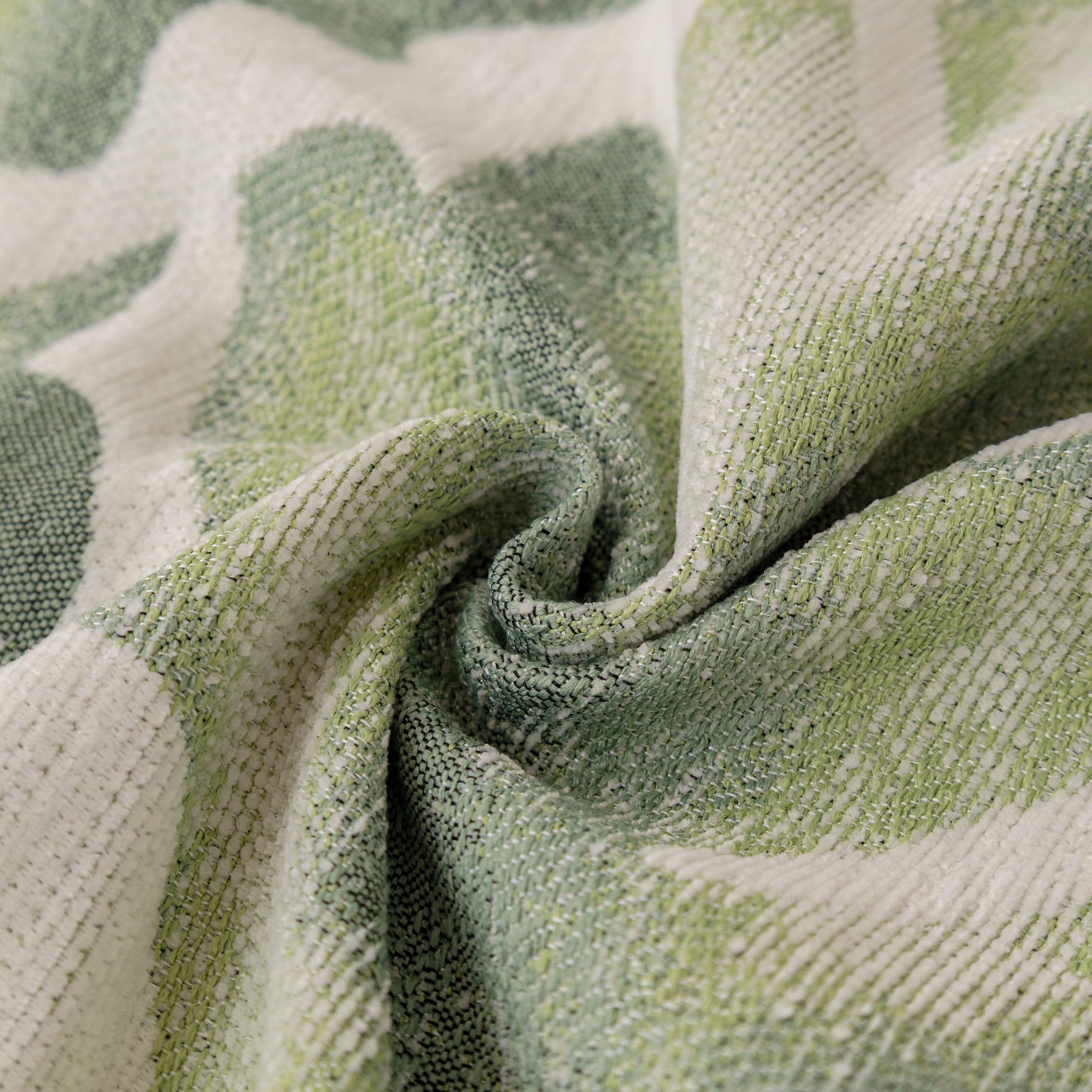 Botanical Sofa Cover with Chiffon Skirt, Floral Couch Throw Blanket for All-Season