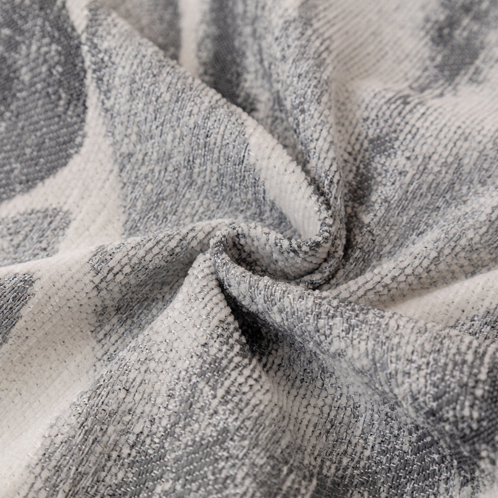 Botanical Sofa Cover with Chiffon Skirt, Floral Couch Throw Blanket for All-Season