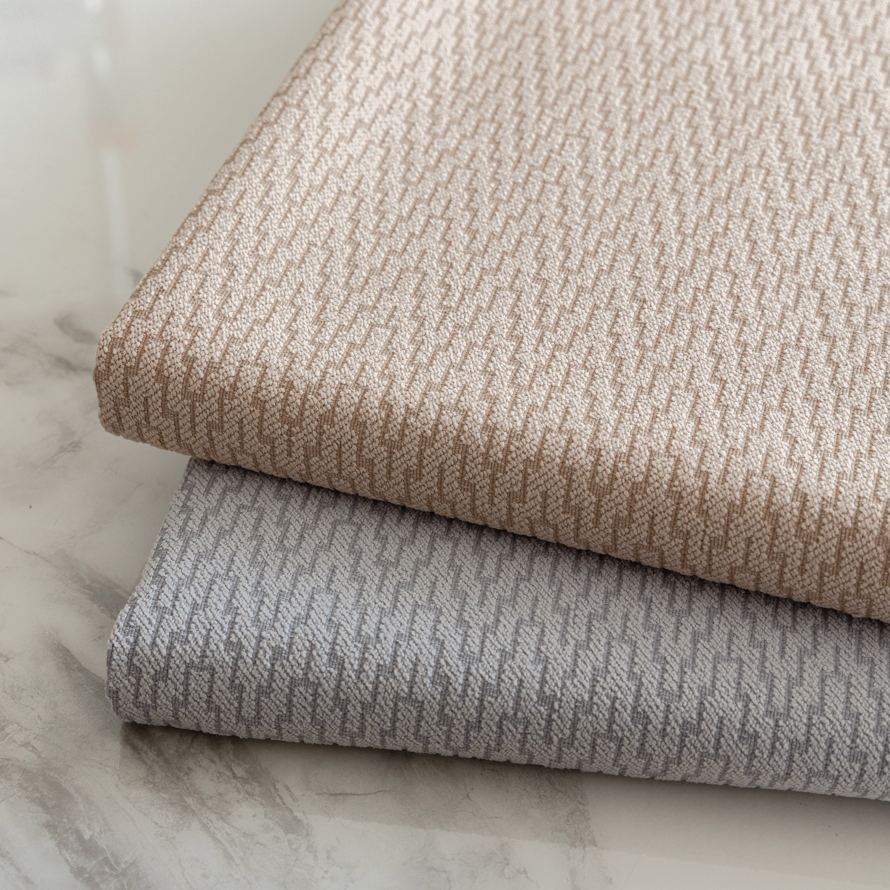 Herringbone Textured Sofa Throw Blanket, Durable Pet Friendly Modern Couch Slipcover