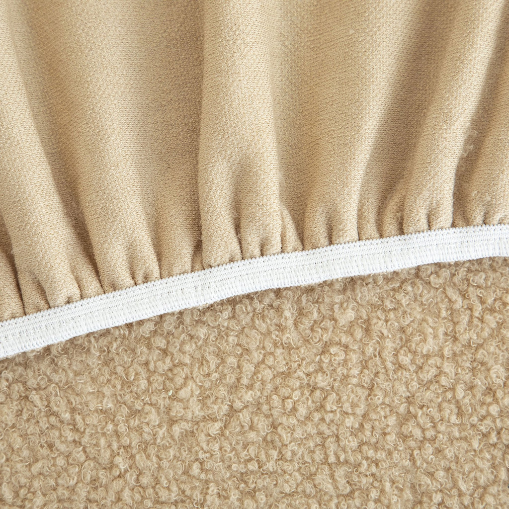 Stretch Plush Fitted Couch Slipcover Furniture Protector for 1/2/3/4/5 Cushion Couch