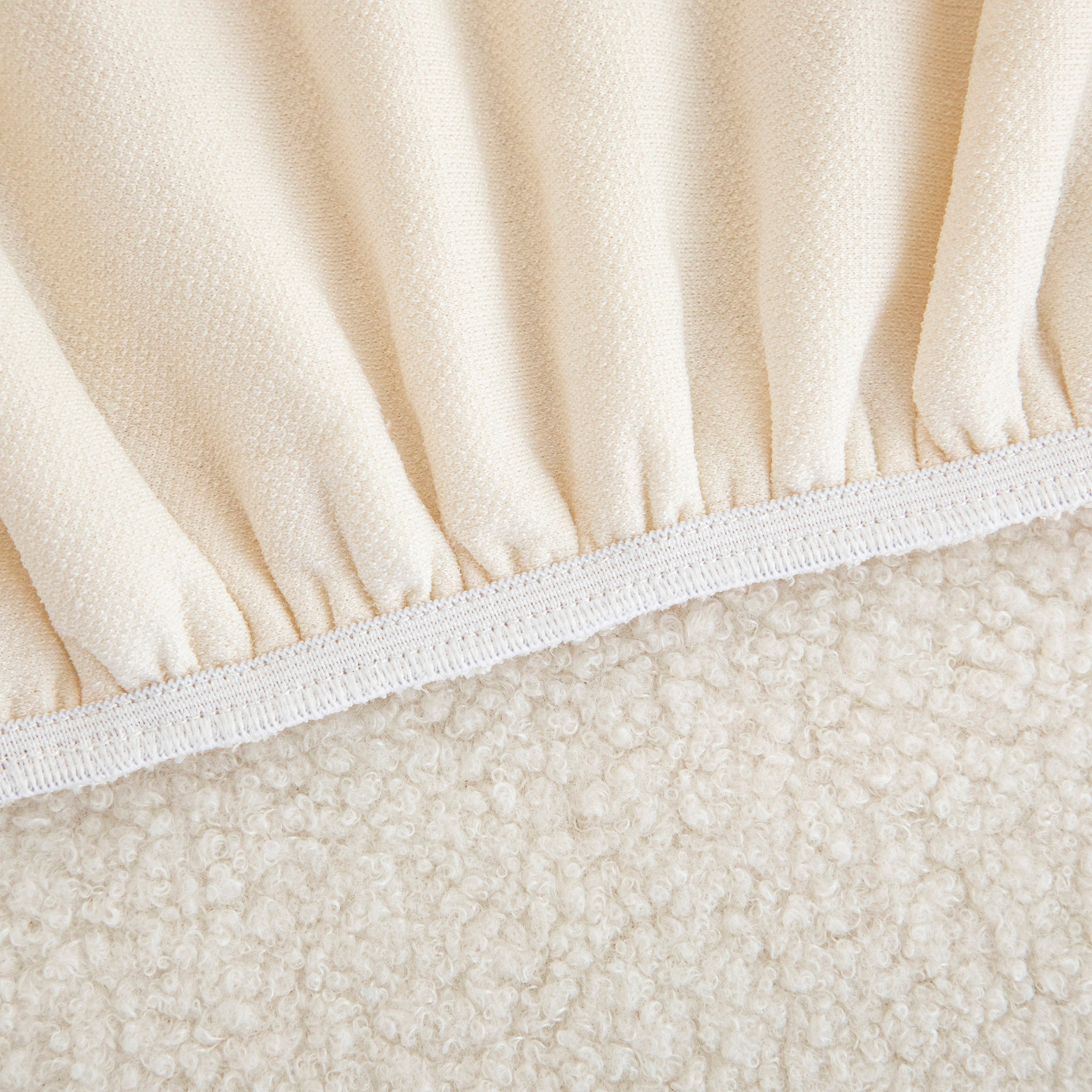 Stretch Plush Fitted Couch Slipcover Furniture Protector for 1/2/3/4/5 Cushion Couch