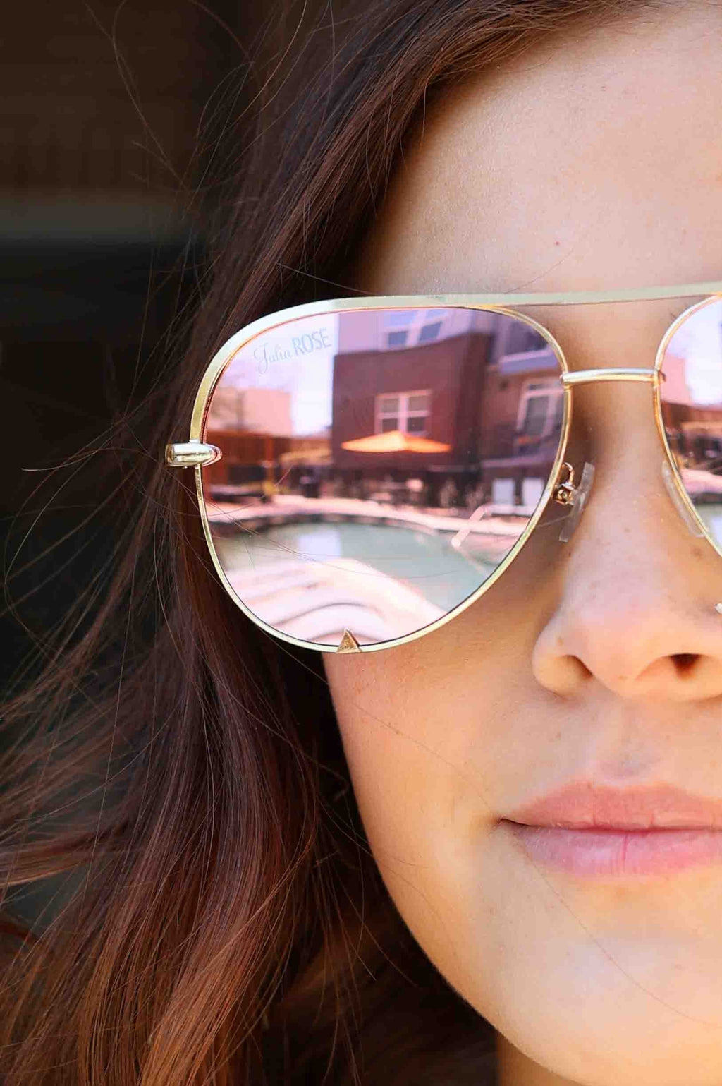 Ready to Ship | The Alex Pink/Gold - High Quality Unisex Aviator Sunglasses*