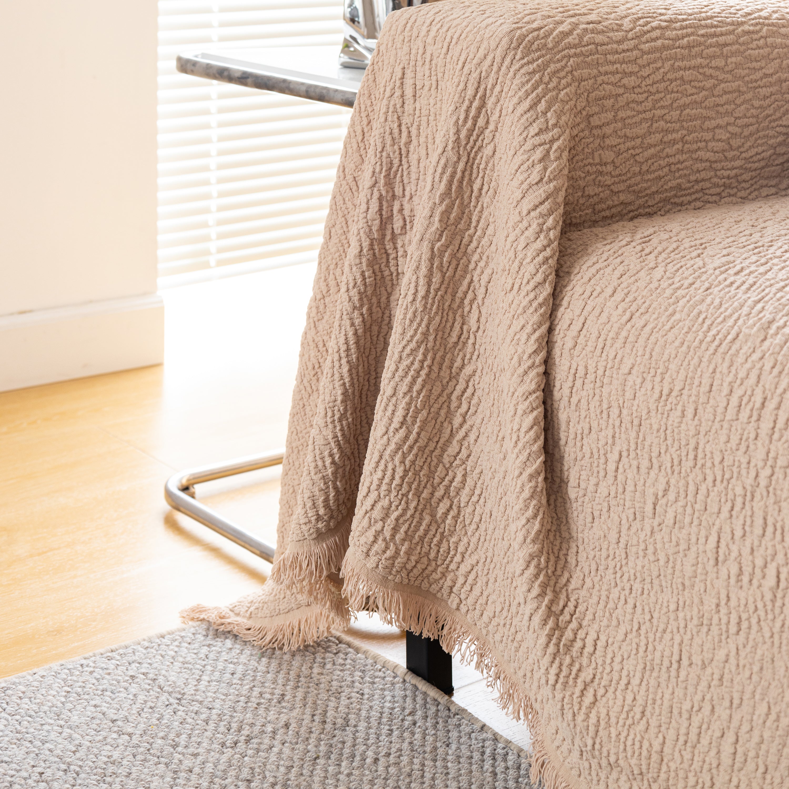 Sofa Throw Covers L-Shape Sectional Couch Cover for Dogs Cats Furniture Protector