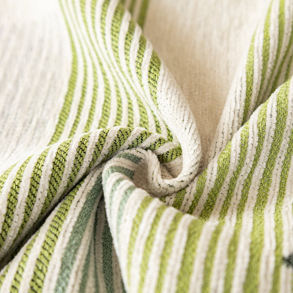 Geometric Chenille Sofa Throw Cover, Breathable Couch Protector with Tassel Fringe