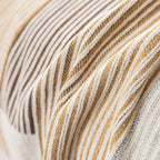 Geometric Chenille Sofa Throw Cover, Breathable Couch Protector with Tassel Fringe