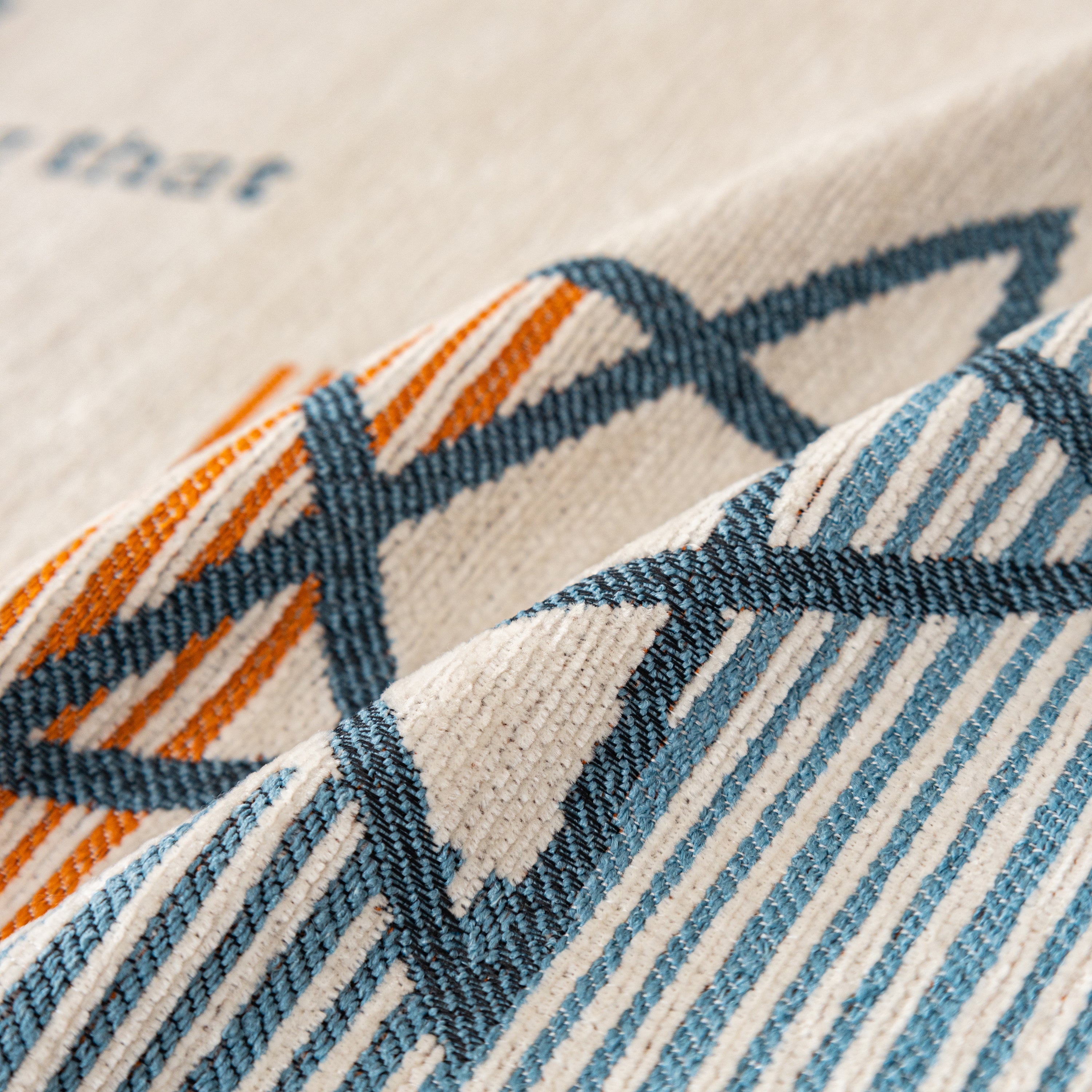 Geometric Chenille Sofa Throw Cover, Breathable Couch Protector with Tassel Fringe