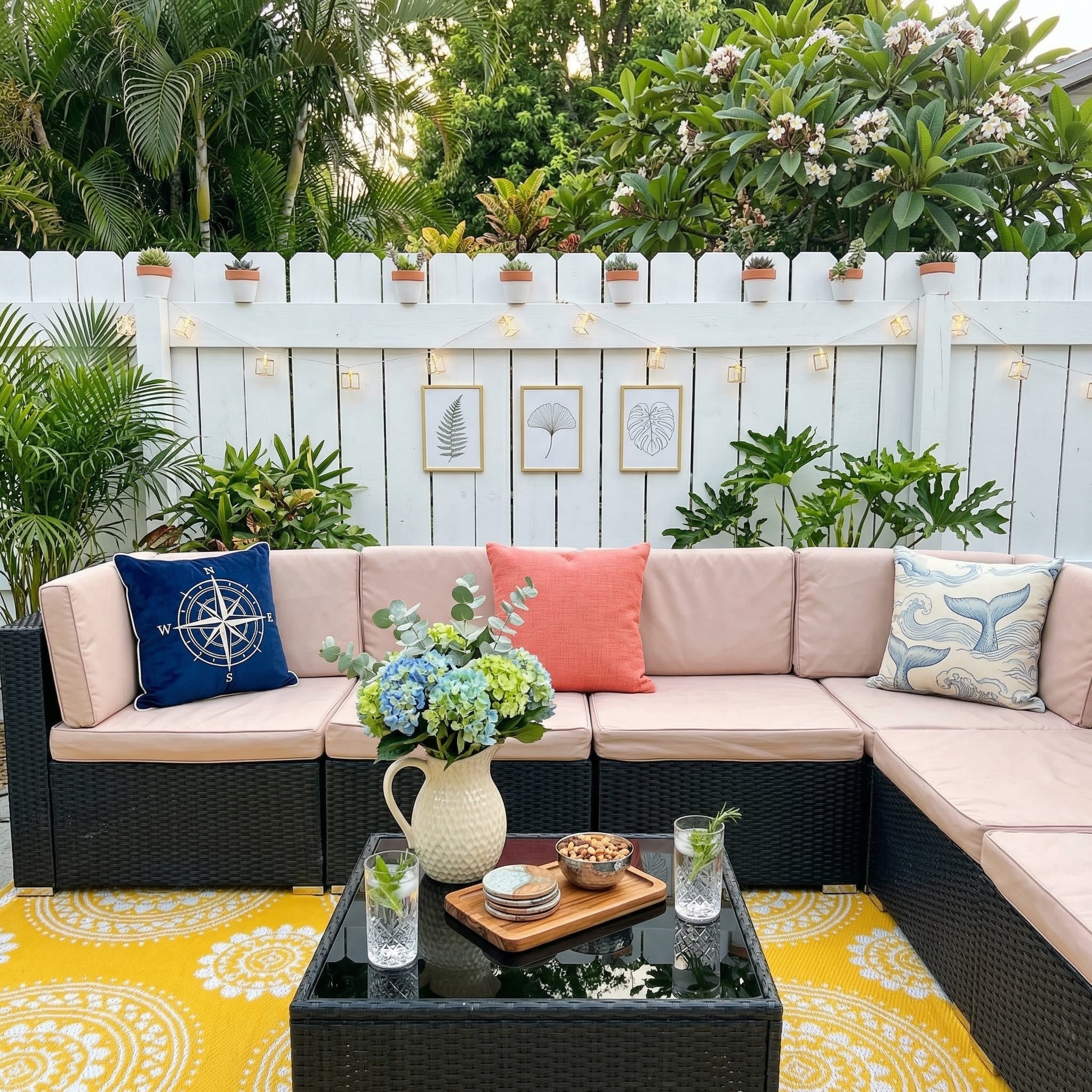 Axis 106.2" Classic Outdoor Sectional Set, 7-Piece
