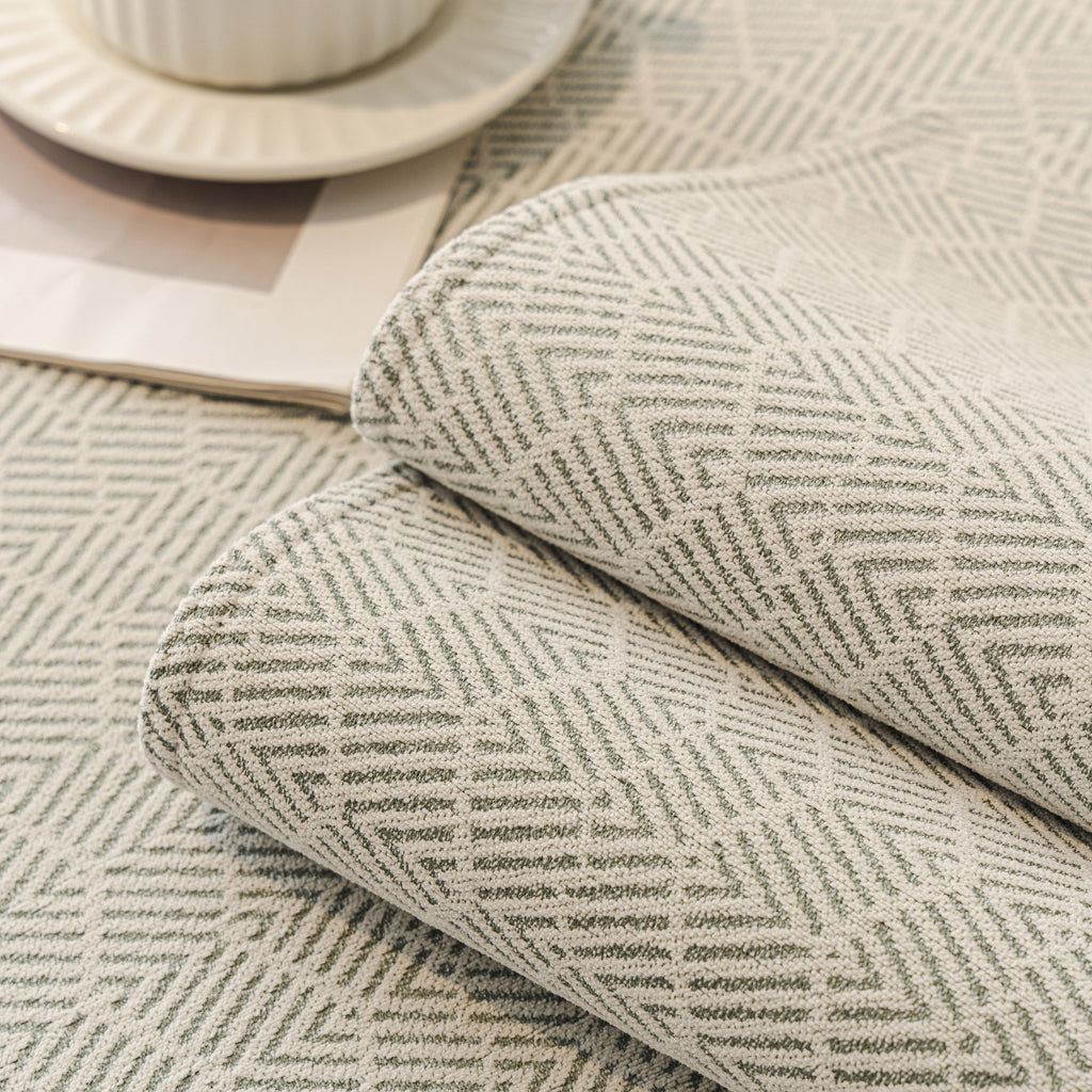 Herringbone Sofa Protector Cover, Non-Slip Couch Cover for Seat, Back & Arms