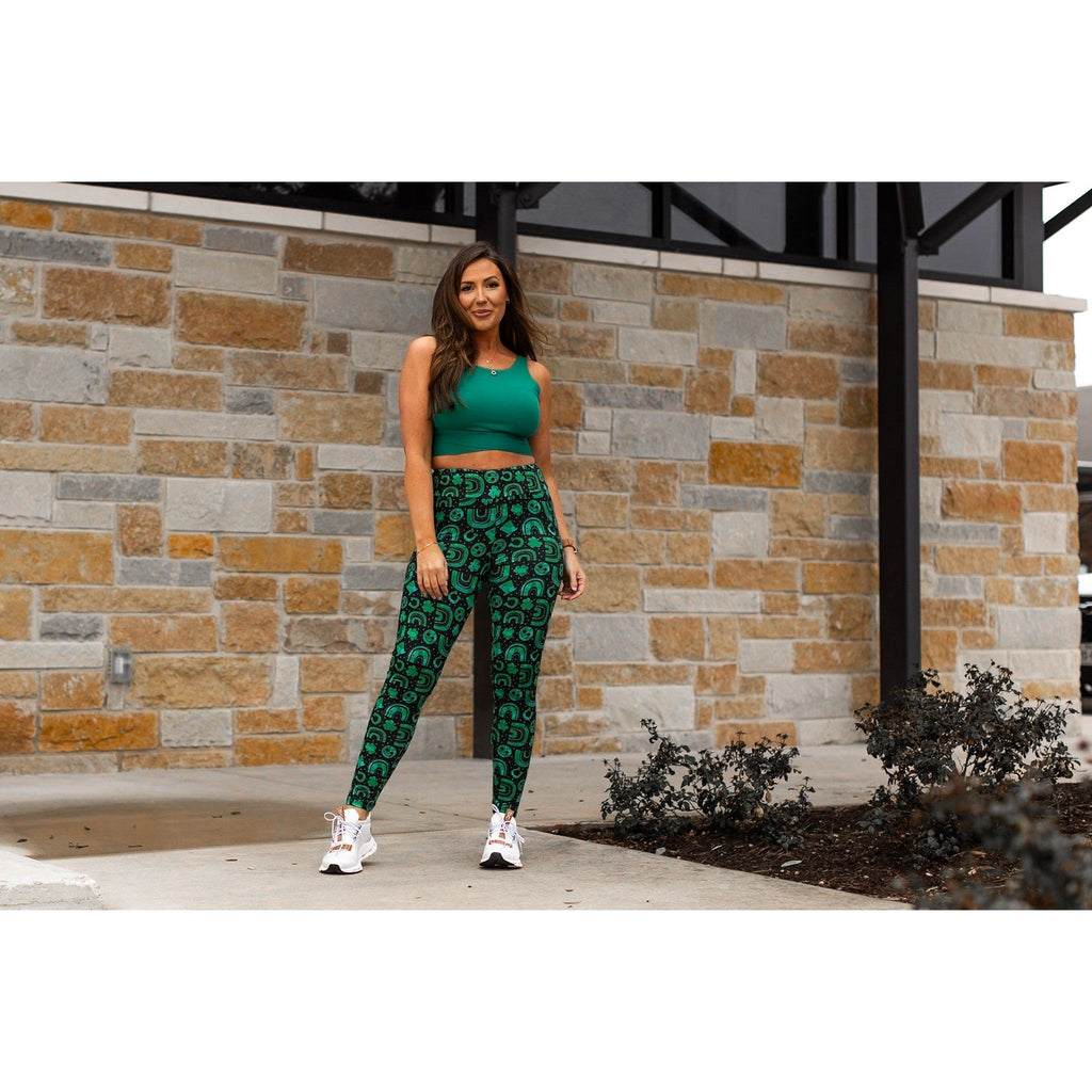 Ready to Ship   | St Patricks Day LUCKY CHARM Leggings