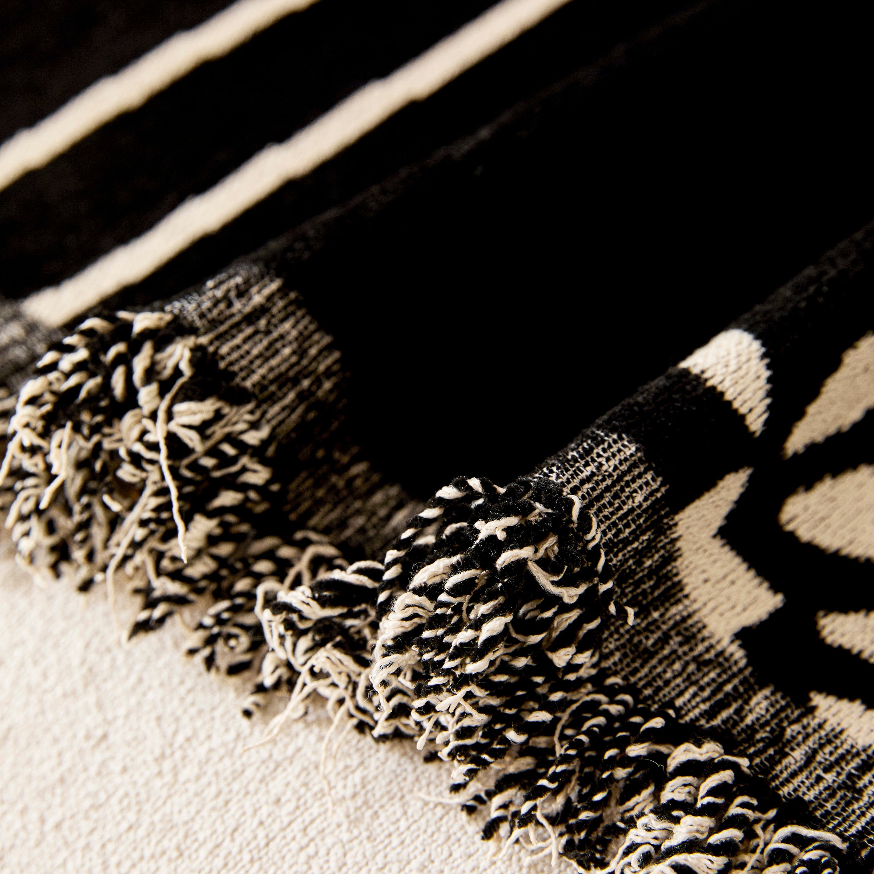 Chenille Jacquard Sofa Throw Cover with Tassel Soft Thick Couch Protector Blanket