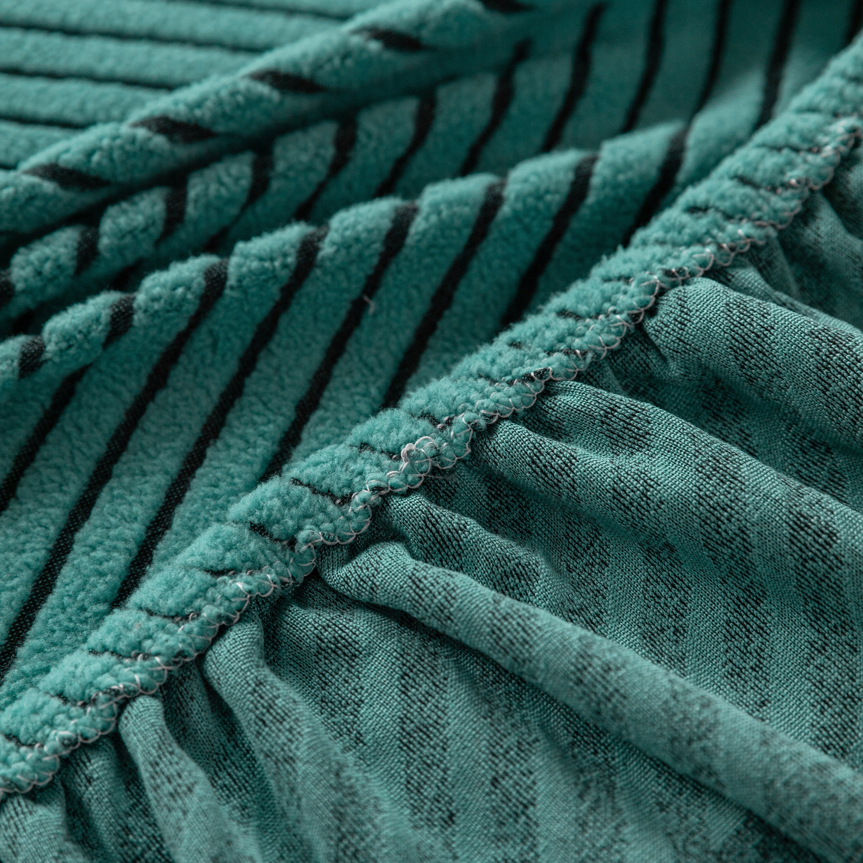 High Stretch Chevron Sofa Cover, Soft Washable Textured Jacquard Slipcover for Couch