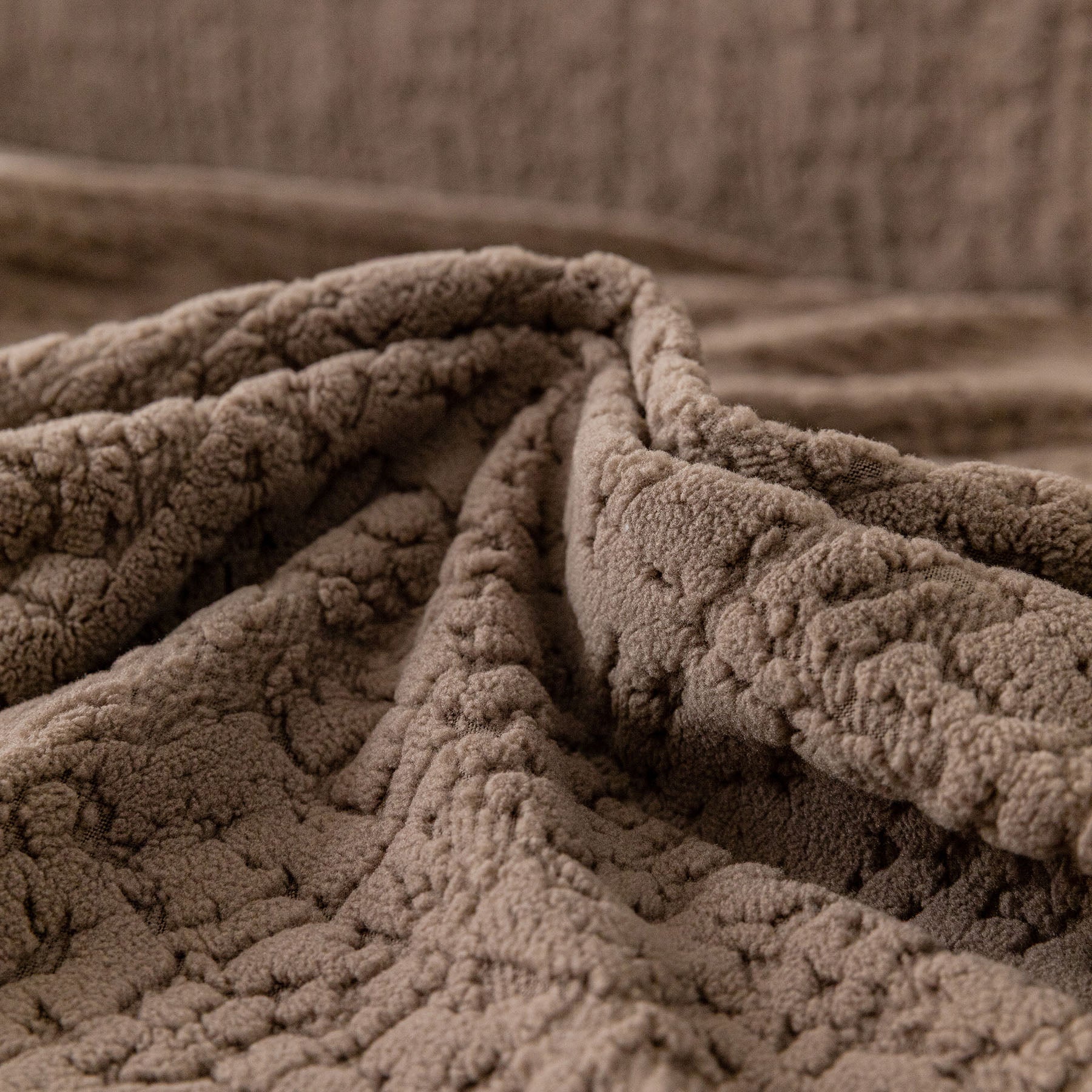 Elastic Stretch Sofa Cover Slipcover, Soft Plush Bubble Textured Jacquard Couch Cover