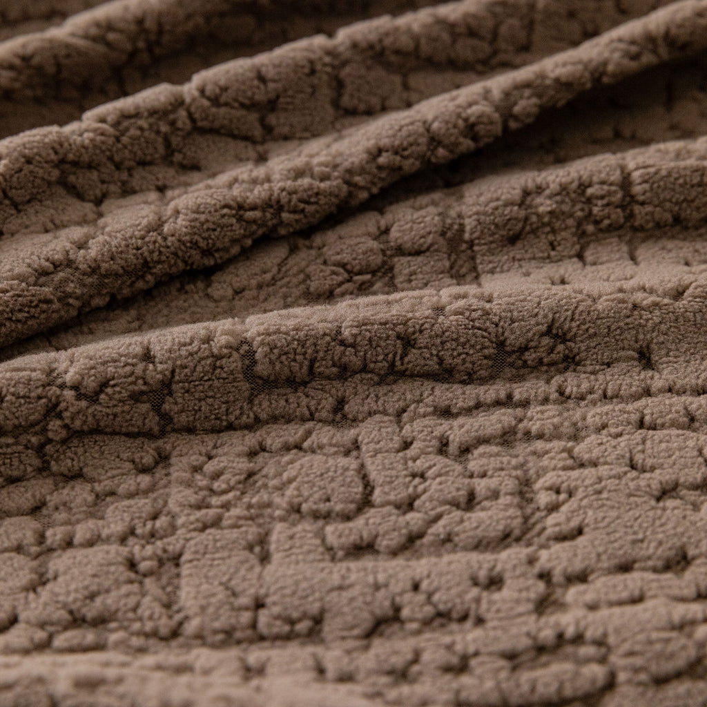 Elastic Stretch Sofa Cover Slipcover, Soft Plush Bubble Textured Jacquard Couch Cover