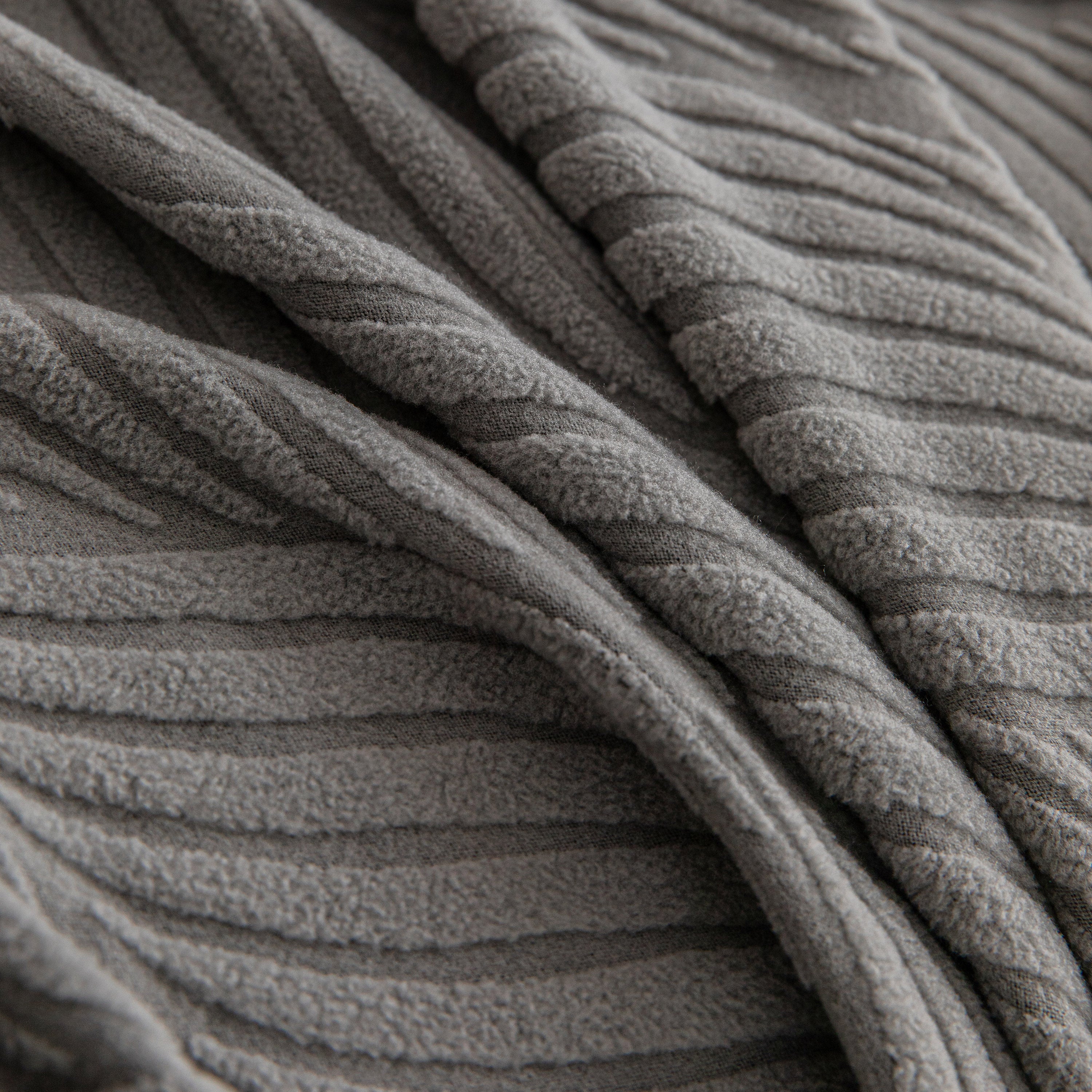 Modern Wavy Jacquard Sofa Slipcover, High Stretch Sofa Cover with 3D Organic Texture