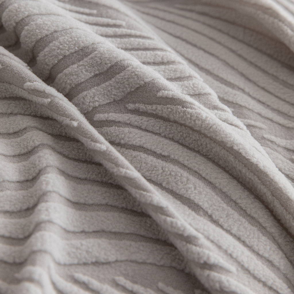 Modern Wavy Jacquard Sofa Slipcover, High Stretch Sofa Cover with 3D Organic Texture