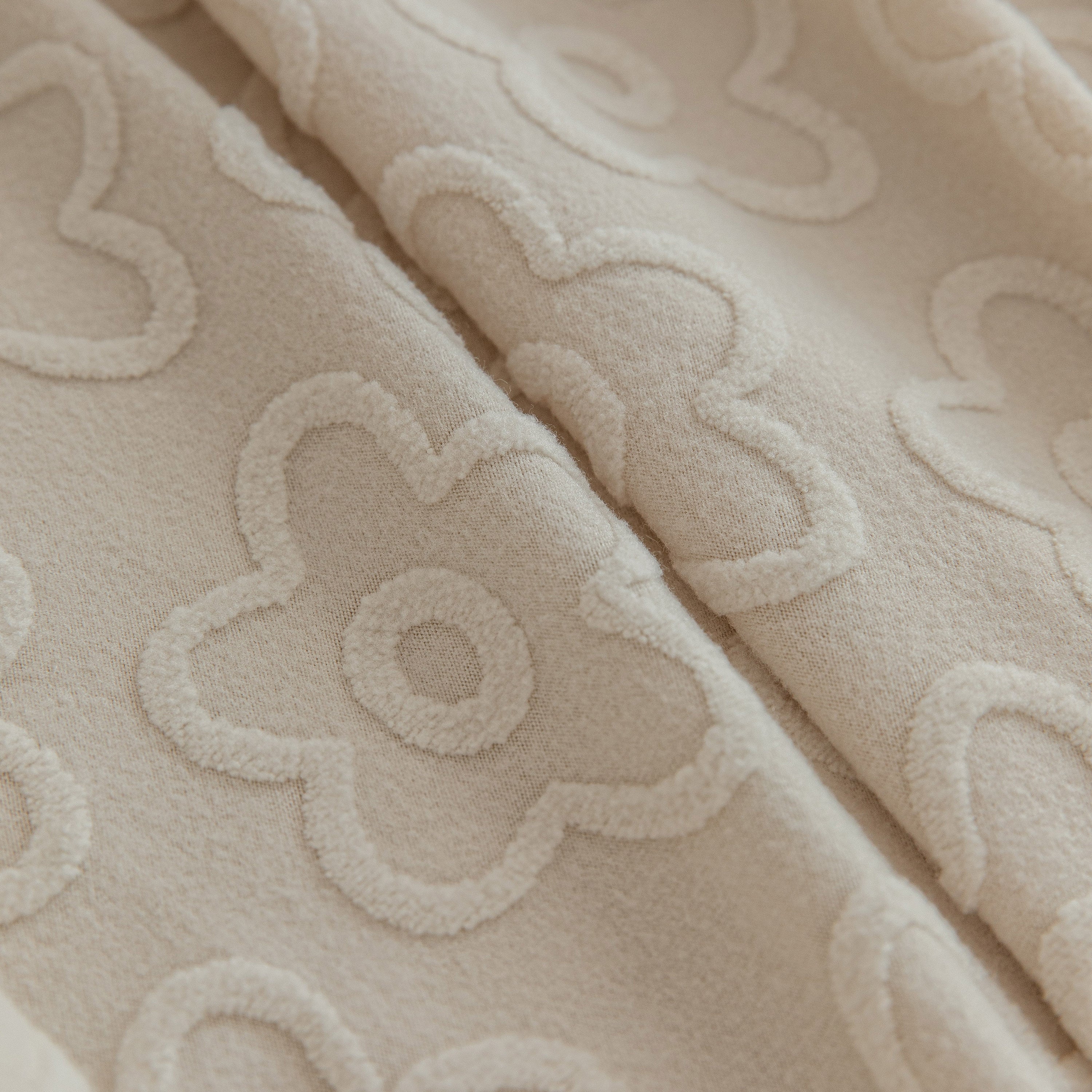 High Stretch Jacquard Sofa Slipcover, Soft Spandex Textured Floral Couch Cover