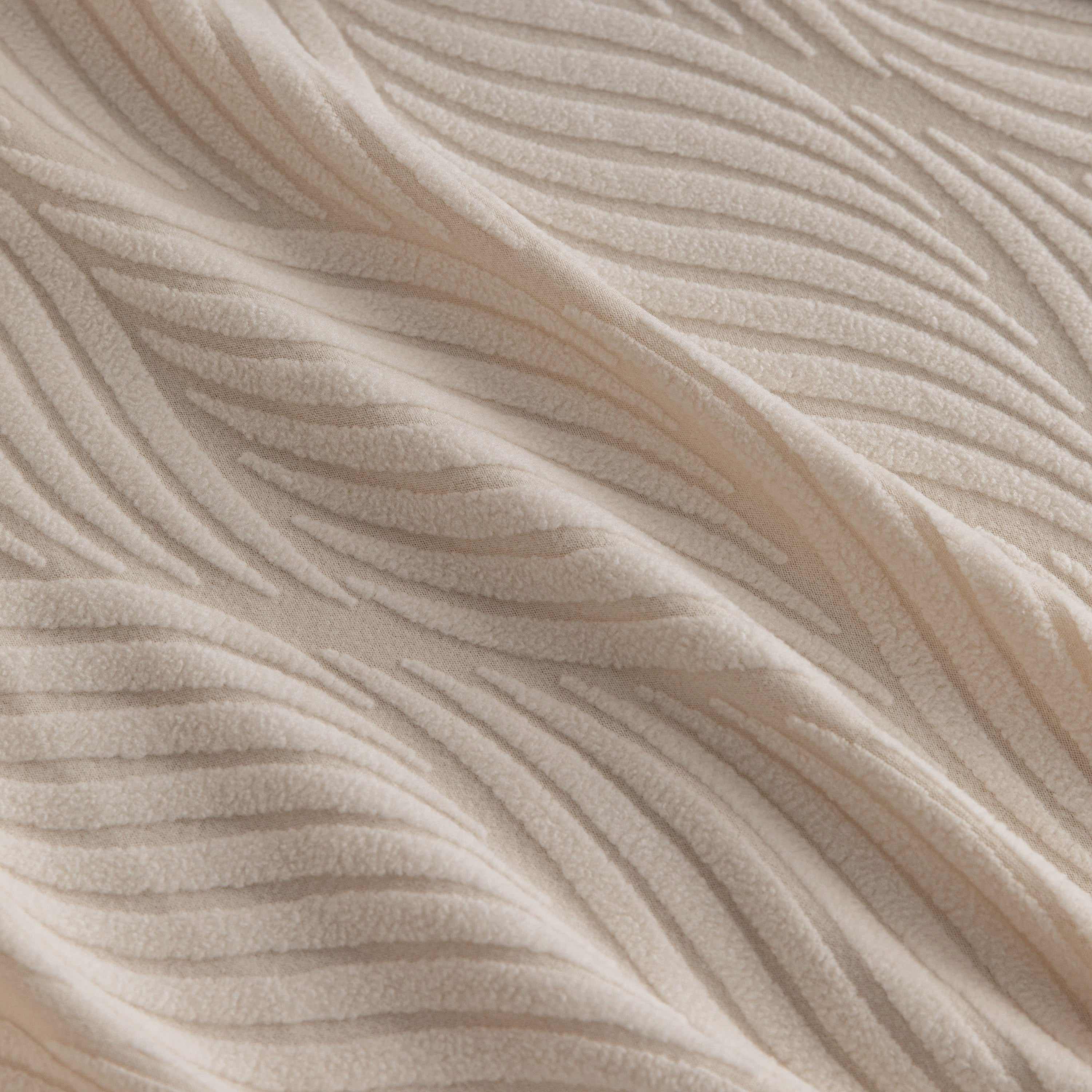 Modern Wavy Jacquard Sofa Slipcover, High Stretch Sofa Cover with 3D Organic Texture