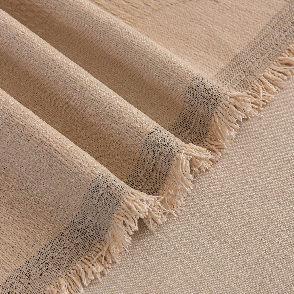 Embossed Leaf Pattern Couch Cover Throw Blanket, Japandi Furniture Cover Protector