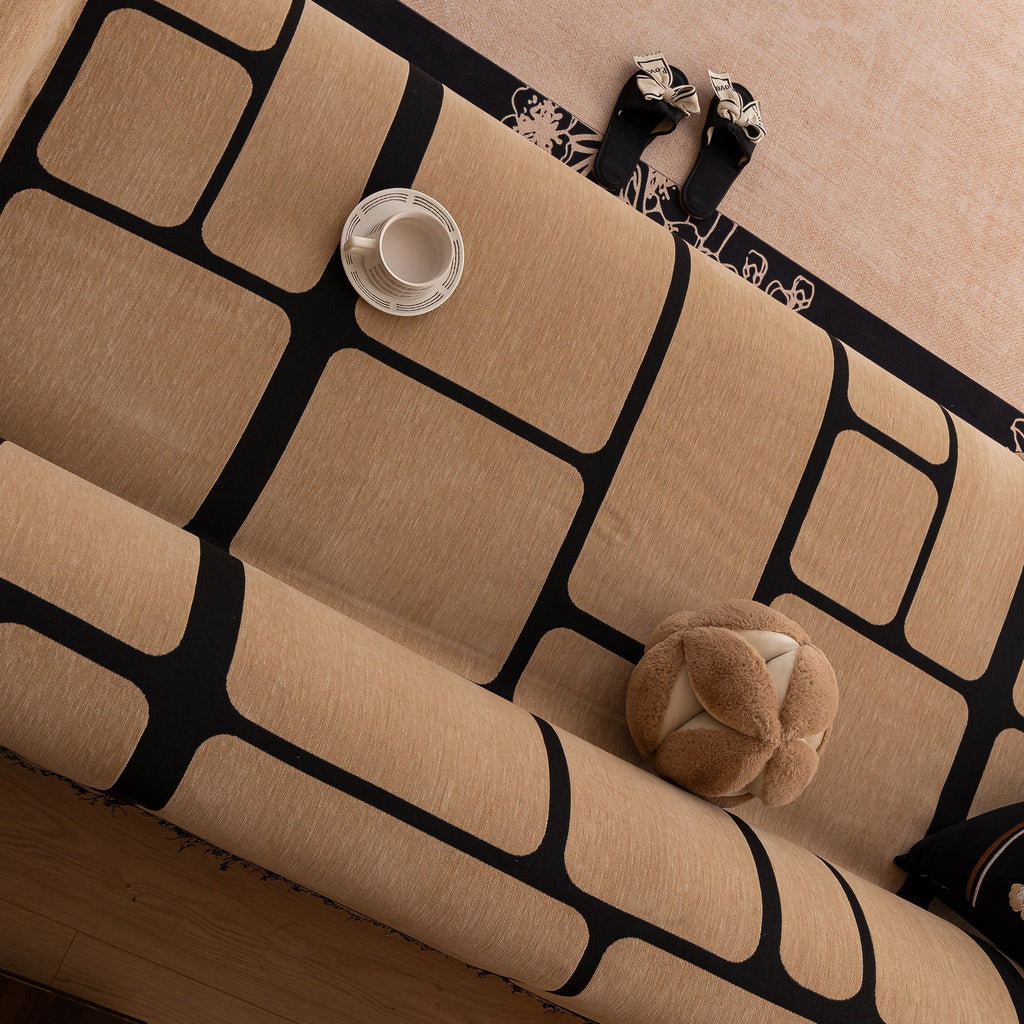 Modern Geometric Sofa Cover Decorative Couch Throw Blanket Furniture Protector