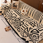 Boho Plush Couch Cover Bohemian Throw Blanket Decor Covers Sofa Chair Furniture Bed