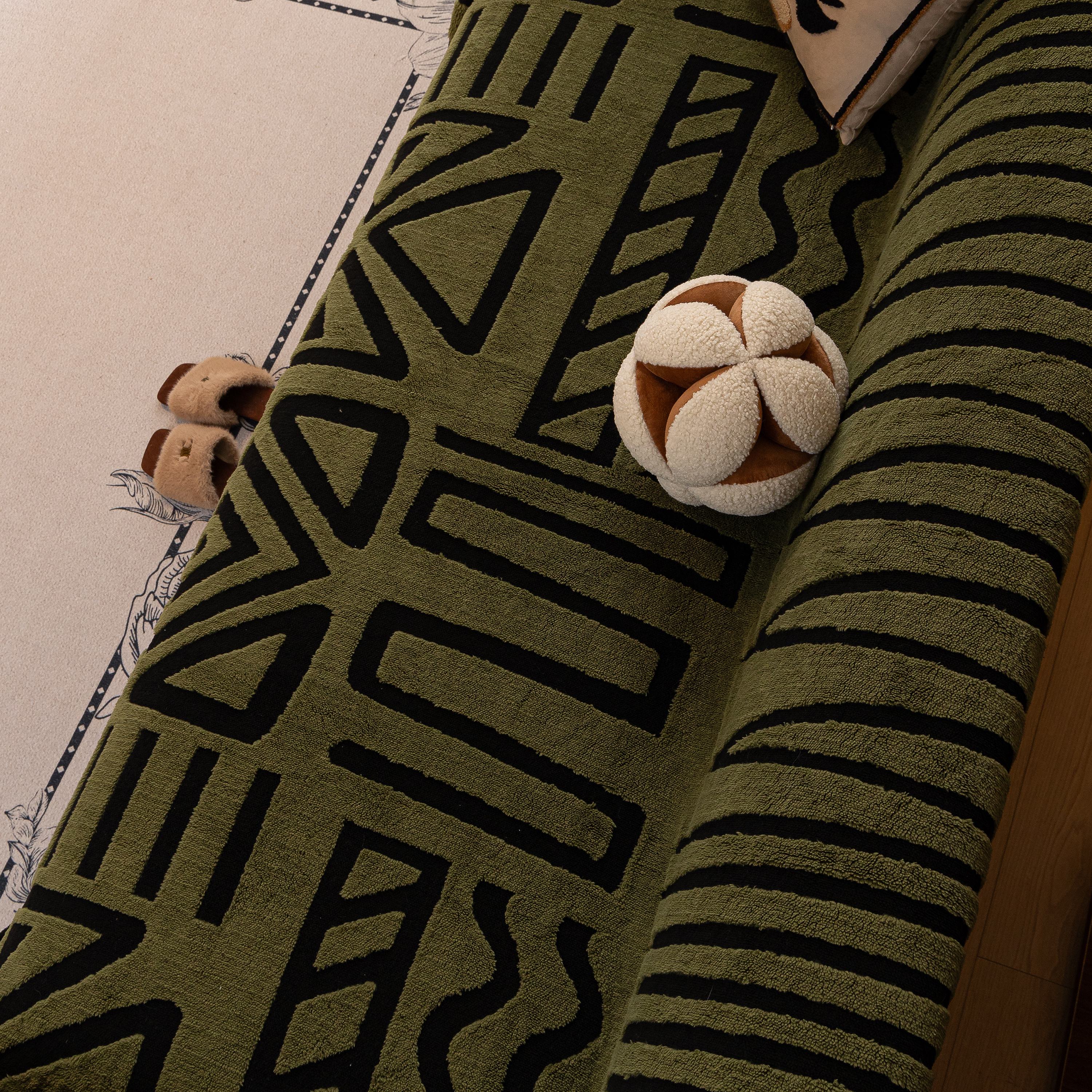 Boho Plush Couch Cover Bohemian Throw Blanket Decor Covers Sofa Chair Furniture Bed